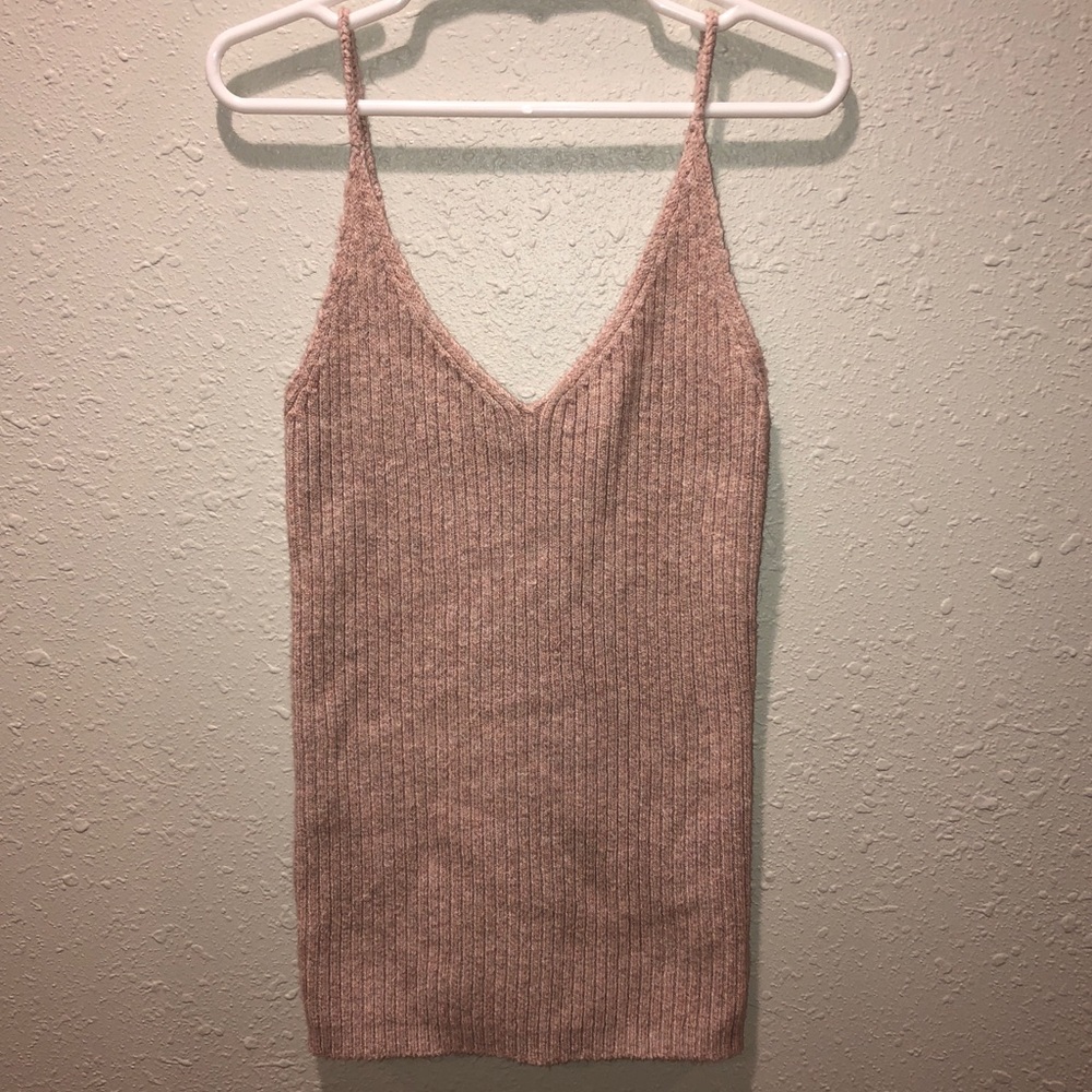 AE Sweater Ribbed Tank - Picture 1 of 2
